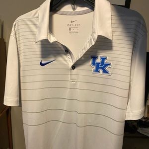 Kentucky Nike Men’s Medium Dri-Fit White Polo